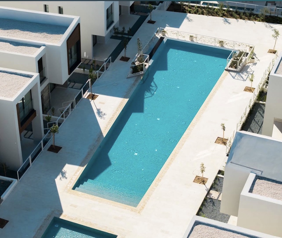 Shared swimming pool at Avalon Gardens