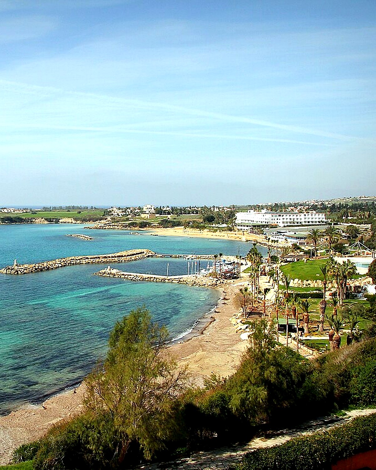 Coral Bay Beach near Paphos, Cyprus