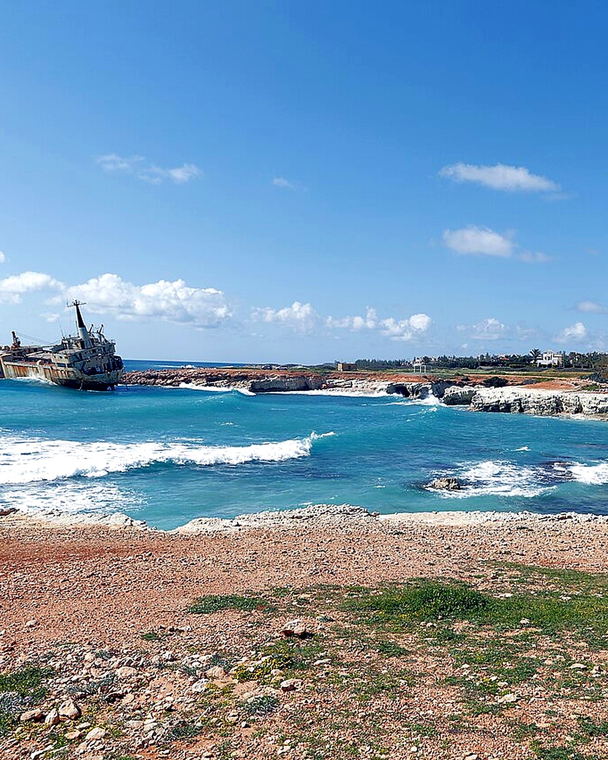 Akamas coastline and sea caves near Paphos