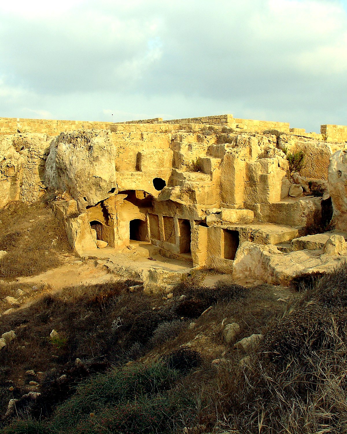 Tombs of the Kings archaeological site in Paphos